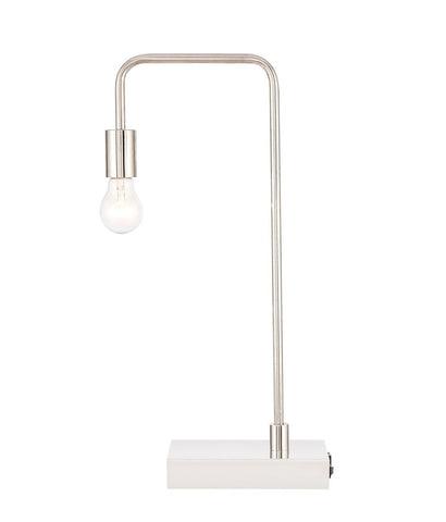 ZC121-TL3048PN - Regency Decor: Marceline 1 light Polished Nickel Table Lamp