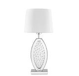 ZC121-ML9313 - Regency Decor: Sparkle Collection 1-Light Silver Finish Table Lamp
